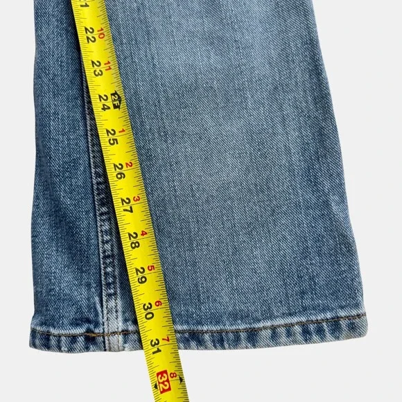 lei Jeans Vintage Y2K Bootcut Flare Juniors 5 Women's 28 100% Cotton Retro 90s - Picture 11 of 14